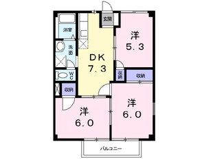 ニューシティ塩田町　Ａの物件間取画像